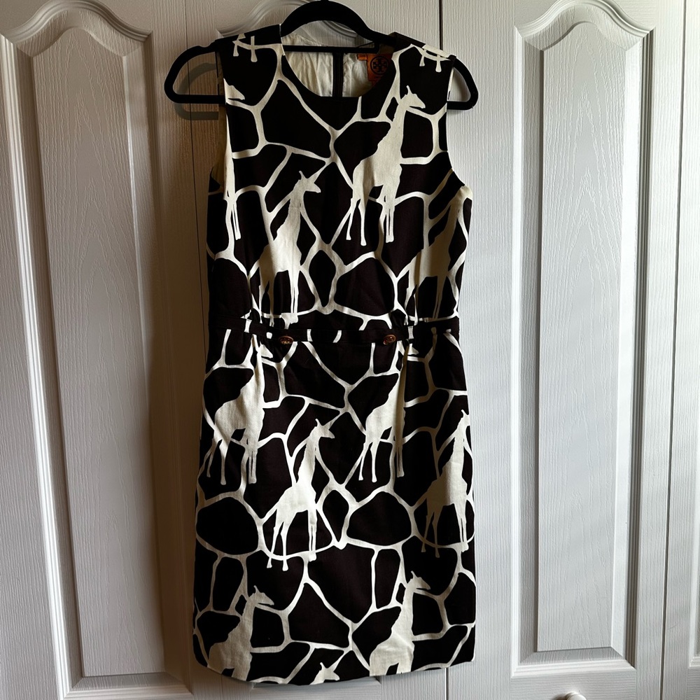 Excellent condition Tory Burch giraffe dress